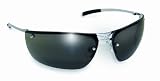 SAFETY GLASSES GENEVA UV400 EYEWEAR METAL FRAMES SMOKE LENSES ANSI Z87.1 EYE PROTECTION