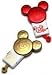 disney mickey mouse 4GB USB flash drive with a cute phone strand as shown in the picture (gold)