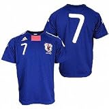アディダス 日本代表 ナンバーTシャツ 7 ジャパンブルー
