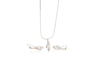 Laura Bruni Conjunto de cadena y pendientes