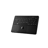 Perixx PERIBOARD-509U PLUS, Super-Mini USB Keyboard with Trackball - 9.05"x6.30"x0.90" Dimension - 0.55" Trackball - X Type Scissor Keys - 5.90 Feet Cable (Personal Computers)
