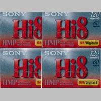 Click here to buy Sony Hi8 Camcorder 8mm Cassettes 120 Minute (4-Pack) by Sony.