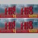 Sony Hi8 Camcorder 8mm Cassettes 120 Minute  (4-Pack)