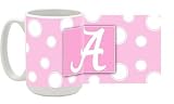 Alabama Crimson Tide - Pink Polka Dot - Mug