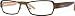 Kenneth Cole New York KC129 048 Eyeglasses Semi Sh.Brown Frame Size 53-17-135
