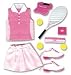 Boutique Themed Ornate Stickers: Tennis