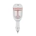 Car Humidifier, ICOCO Portable Auto Mini Humidifier, Air Diffuser/Humidifier/Purifier (Not to Add Essential Oils) (Pink)