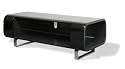 Techlink Dual DU150BG Audio Visual Furniture Black Open Front Unit