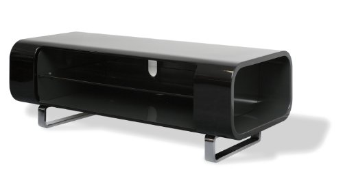 Buy Techlink Dual DU150BG Audio Visual Furniture Black Open Front Unit Promo Offer