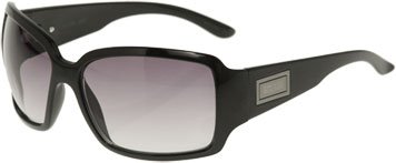 KENNETH COLE REACTION Squared Sunglasses [KC1086], Black