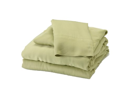 BedVoyage 100-Percent Bamboo-Derived Rayon Bed Sheet Set, California King, Sage