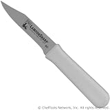 LamsonSharp Wide Paring Knife - White Handle (3.5