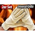 Rosenstein & S�hne Hitze-Schutz-Handschuh f�r Grill & Ofen 2er-Set