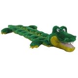 2 Pack Squeaker Mat Character - Long Body - Gator (Catalog Category: Dog / Dog Toys-fleece Plush)