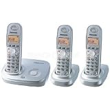 Panasonic Dect 6.0 Expandable Digital Cordless Phone - 3 Handset System (KX-TG6313S)