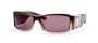 CHRISTIAN DIOR SHADED 2 QJOSB BROWN SHADED TRANSPARENT CHOCOLATE PLASTIC RED BROWN LENS SUNGLASSES SHADES