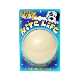 Glow In The Dark Ball Fetch Dogs Park Playtime Pets Pet
