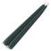 50 x Tapered Table Low Smoke Drip Free Candles 10 (250mm) Green