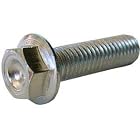 Bolt Motorcycle Hardware 10mm Low Profile Hex Head Flange Bolts - M8 x 1.25 x 30/Stainless Steel