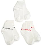 Country Kids Girls 2-6x Scallop Edge Organic Sock