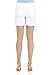 Rekucci Women's Ease into Comfort Stretchable Pull-On 5 inch Slimming Tab Short (10, White)