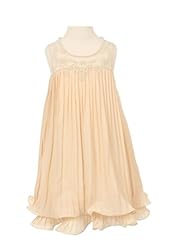 Girls Beaded  Wool Flower-Girl Dress/Party Dress/Wedding Dress  With Pearls