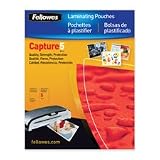 Fellowes Photo - Lamination pouches - 5 mil - 25 x glossy - 4.5 in x 6.25 in