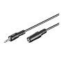 2.0m 3.5mm stereo Stecker auf 3.5mm stereo Kupplung