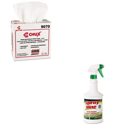 KITCHI9070ITW26832 - Value Kit - Chicopee Chux Light-Duty General Purpose Towels, White (CHI9070) and Itw Dymon Multipurpose Cleaner (ITW26832)