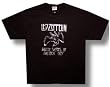 LED ZEPPELIN - United States Of America 1977 - Foil Logo - Black T-shirt