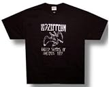 LED ZEPPELIN - United States Of America 1977 - Foil Logo - Black T-shirt