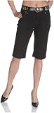 Apparel : Gloria Vanderbilt Women's Claudine Belted Bermuda