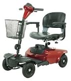 Bobcat 4 Wheel Compact Scooter Color: Blue, Peace of Mind Service: No