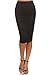 MeshMe Womens Diana - High Waist Ruched Midi Skirt