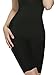 Ekouaer Butt Lifter Shaper Ladies High Waist Thigh Slimmer Shapewear Underwear Black, 3XL