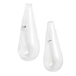 Recycled Teardrop Glass Vase Sconces