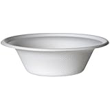 Eco-Products - Renewable & Compostable Sugarcane Bowls - 12oz. Disposable Soup Bowl - (20 Packs of 50) EP-BL12