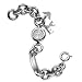 Armani silver dial charm bracelet watch AR5714