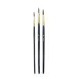 Darice Camel Hair Artist Brush Set, Size 4, 5 and 6
