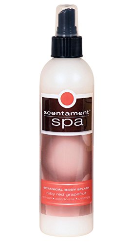 Best Shot Scentament Spa Botanical Body Splash, Body Spray Conditioner for Pets, Cat and Dog Cologne Spray, Alcohol-Free, Ready To Use, Ruby Red Grapefruit, 8 Oz.
