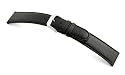 RIOS1931 Uhrenarmband Arizona Sattelleder Schwarz Bandanstoss 20 mm