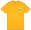 Star Trek COMMAND UNIFORM Classic Adult Gold T-shirt
