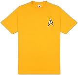 Star Trek COMMAND UNIFORM Classic Adult Gold T-shirt