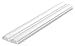 D-Line Kabelkanal "Mittel" Profil 30 x 15 mm 1 m wei&szlig; (2 St&uuml;ck)
