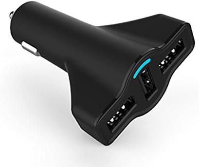 Cyber Digital Car Charger with 3 Port(1A/2.1A) Rapid USB for iPhone 5/5c/5s iPad 2 3 4 Air Sumsung S3 S4 S5 Note 2 3 4