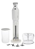 Bamix Gordon Ramsay Hand Held Food Processor, Ice White, 180 Watts Hand Held Food Processor 180 watt