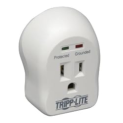 Tripp Lite SPIKECUBE 1 Outlet Direct Plug In Surge Protector (600 Joules)