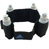 Adidas Water Bottle Running Belt Hydration x 4 Flasks
