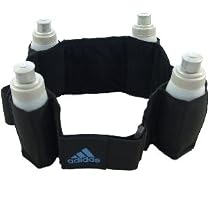 Adidas Water Bottle Running Belt Hydration x 4 Flasks