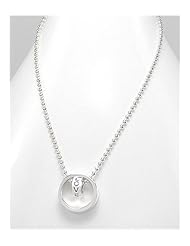 Message Necklace In 92.5 Sterling Silver